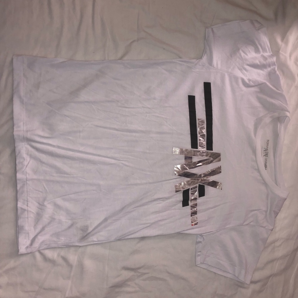White Armani Exchange Tee